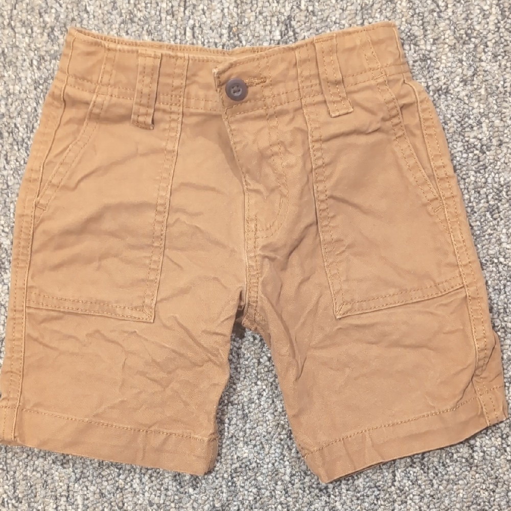 wonder nation Tan Cargo Shorts for Boys